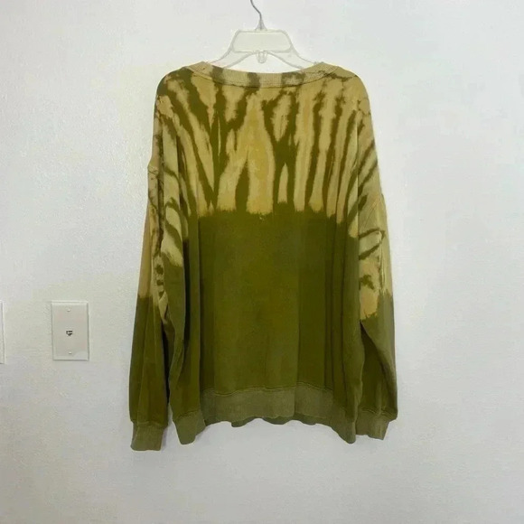 Wild Fable Vintage Tie Dye Green Pullover SweatShirt - Picture 5 of 7
